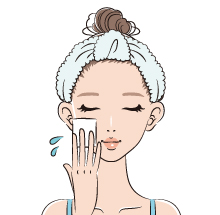 敏感肌用洗顔パフ　ベビーパフの使用方法4