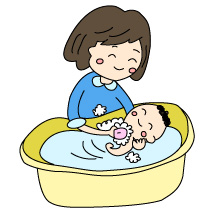 赤ちゃんの沐浴方法3